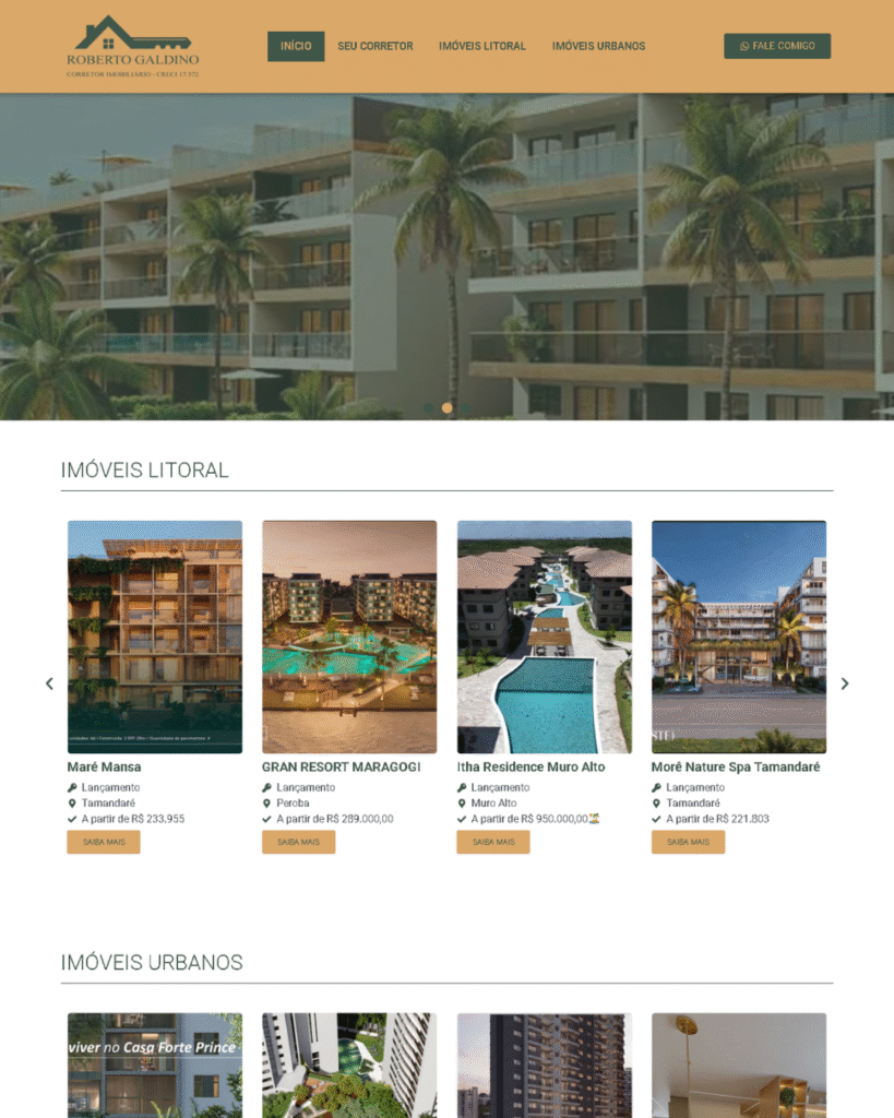 Site da Roberto Galdino